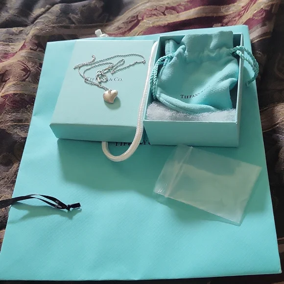 Tiffany hp  new elsa peretti hpfull heart 925 rare never wore was a gift 🎁 firm - Picture 5 of 6